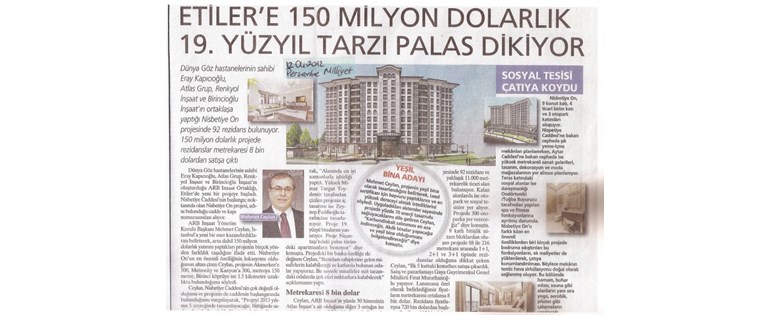 Milliyet Gazetesi - 12/Nisan/2012 Perşembe